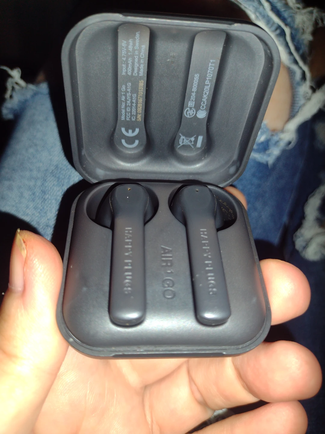 Happy Plugs Air 1 Go Wireless Earbuds