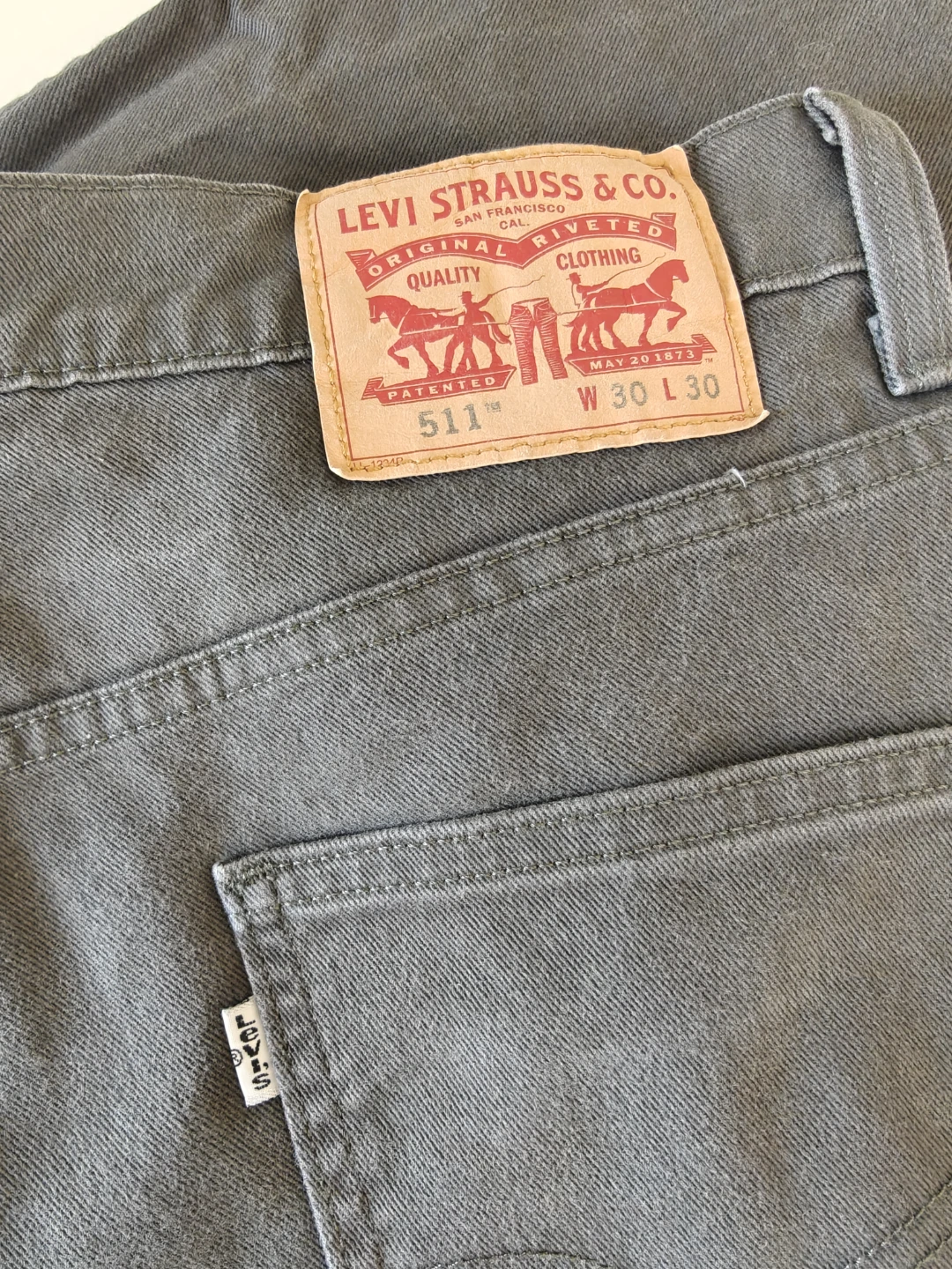 Levi's 511 Grey Jeans - W 30 L 30 - photo 2