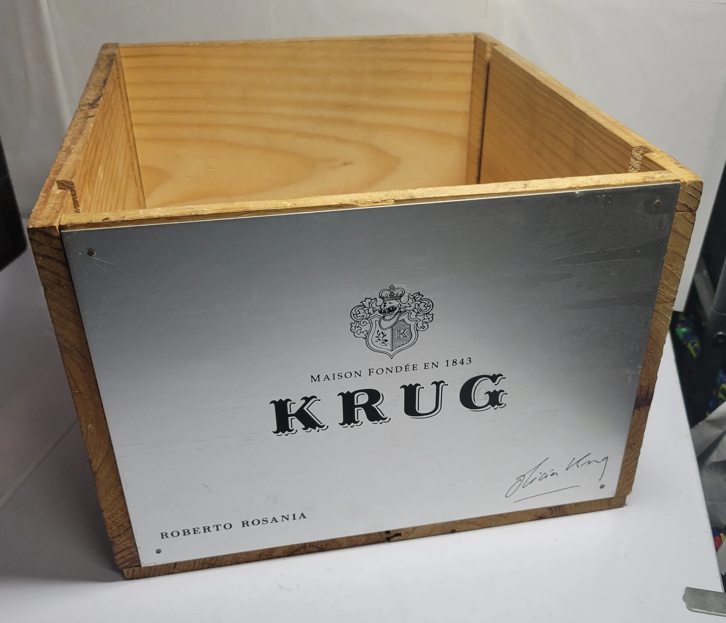 Krug 1995 Champagne Wooden Crate