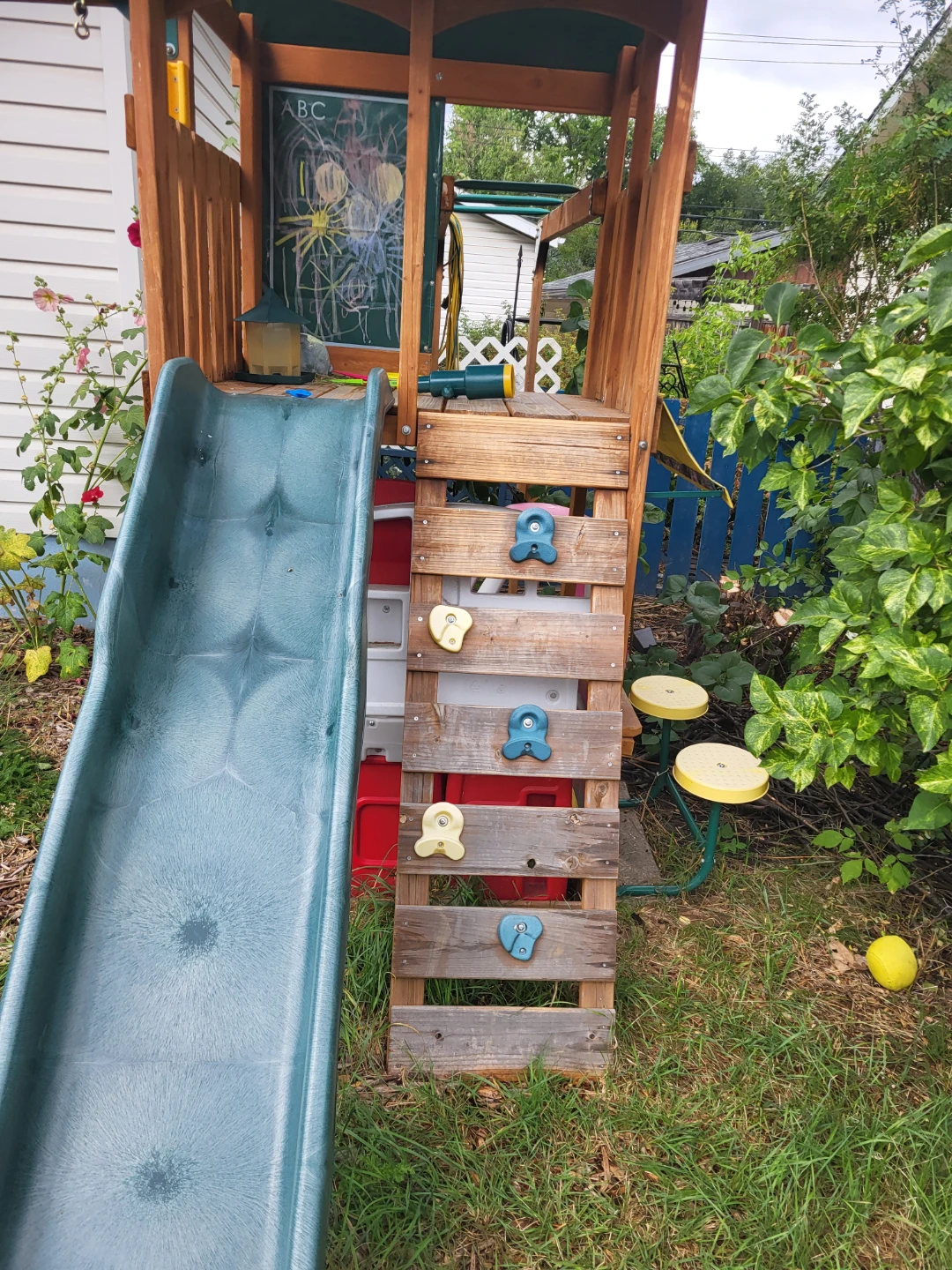 Wooden Childrens Outdoor Playset