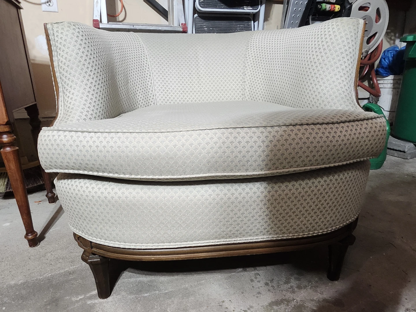 Vintage Upholstered Accent Chair