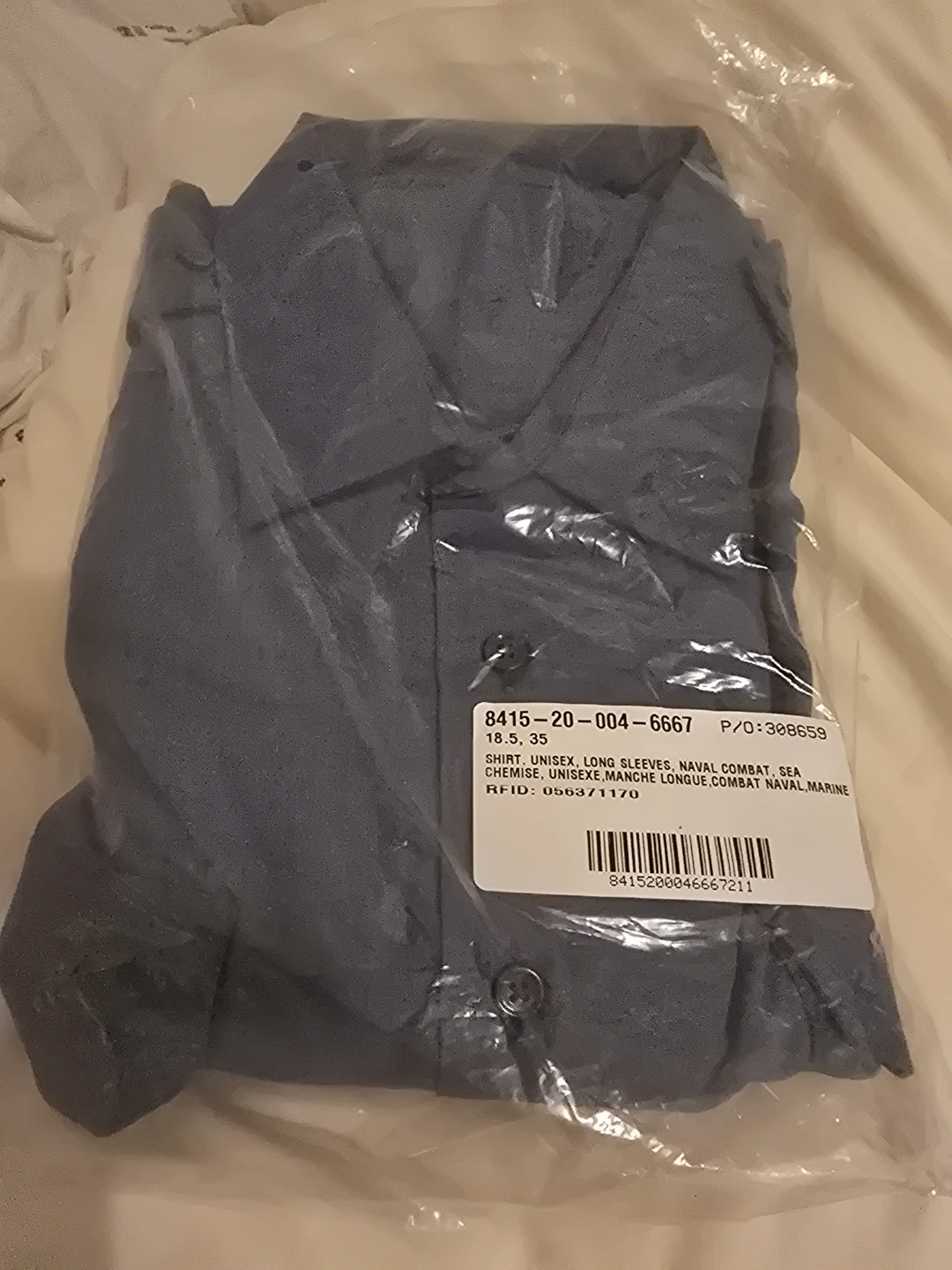 Genuine Canadian Armed Forces  Naval  Shirt