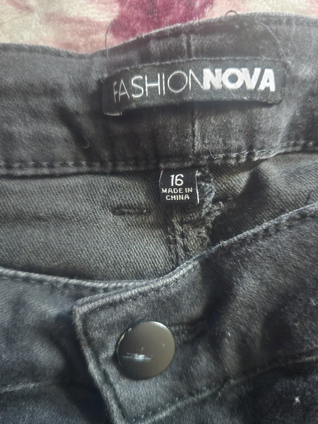 🏈Fashion Nova Black Jeans Size 16 - photo 2