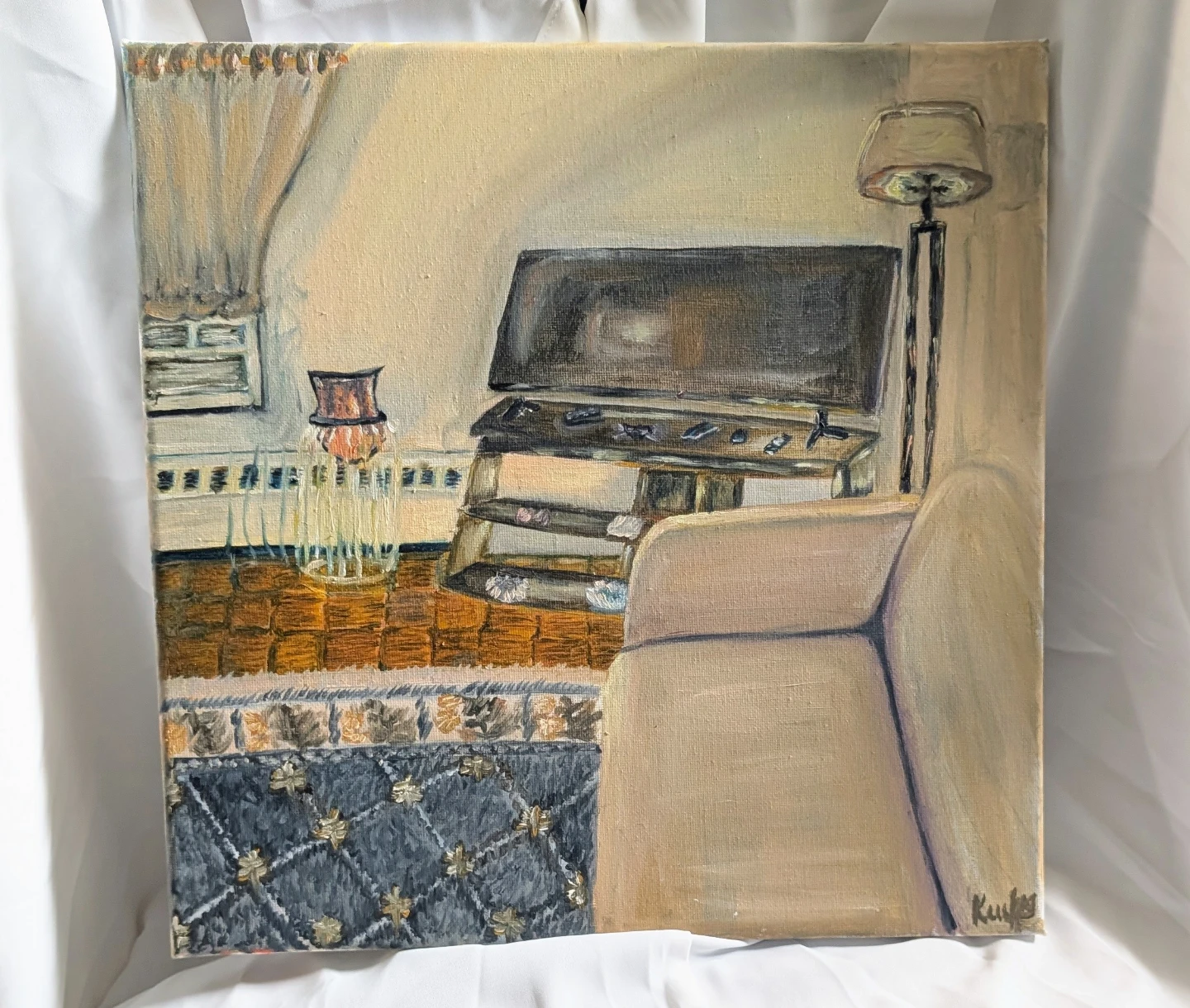 Hand painted oil painting