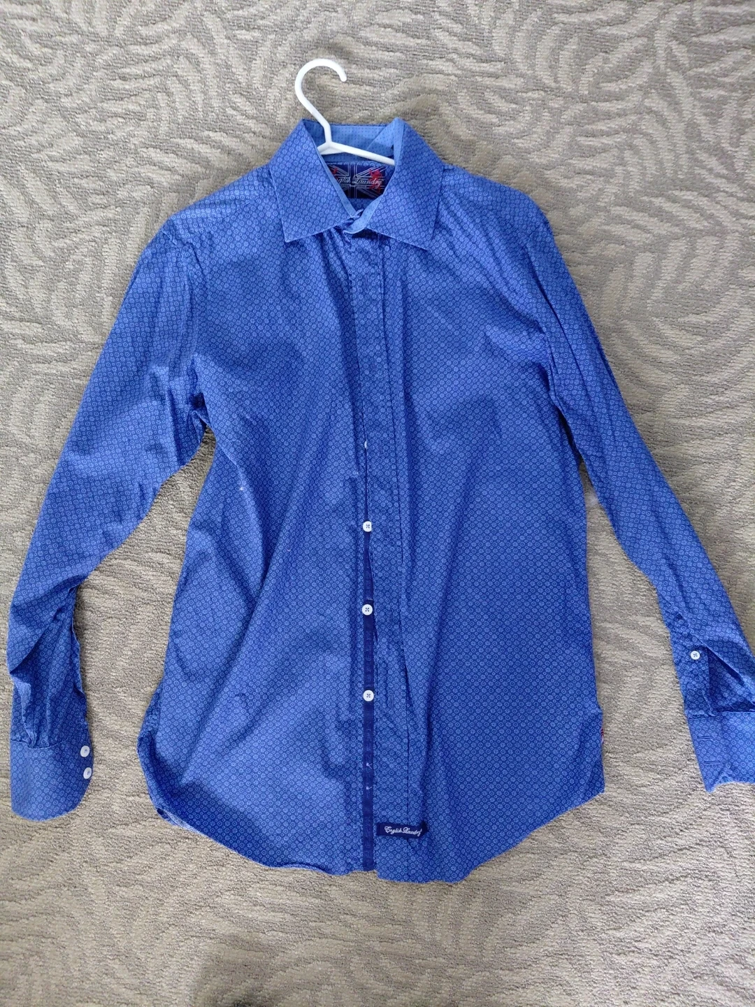 English Laundry blue dress shirt