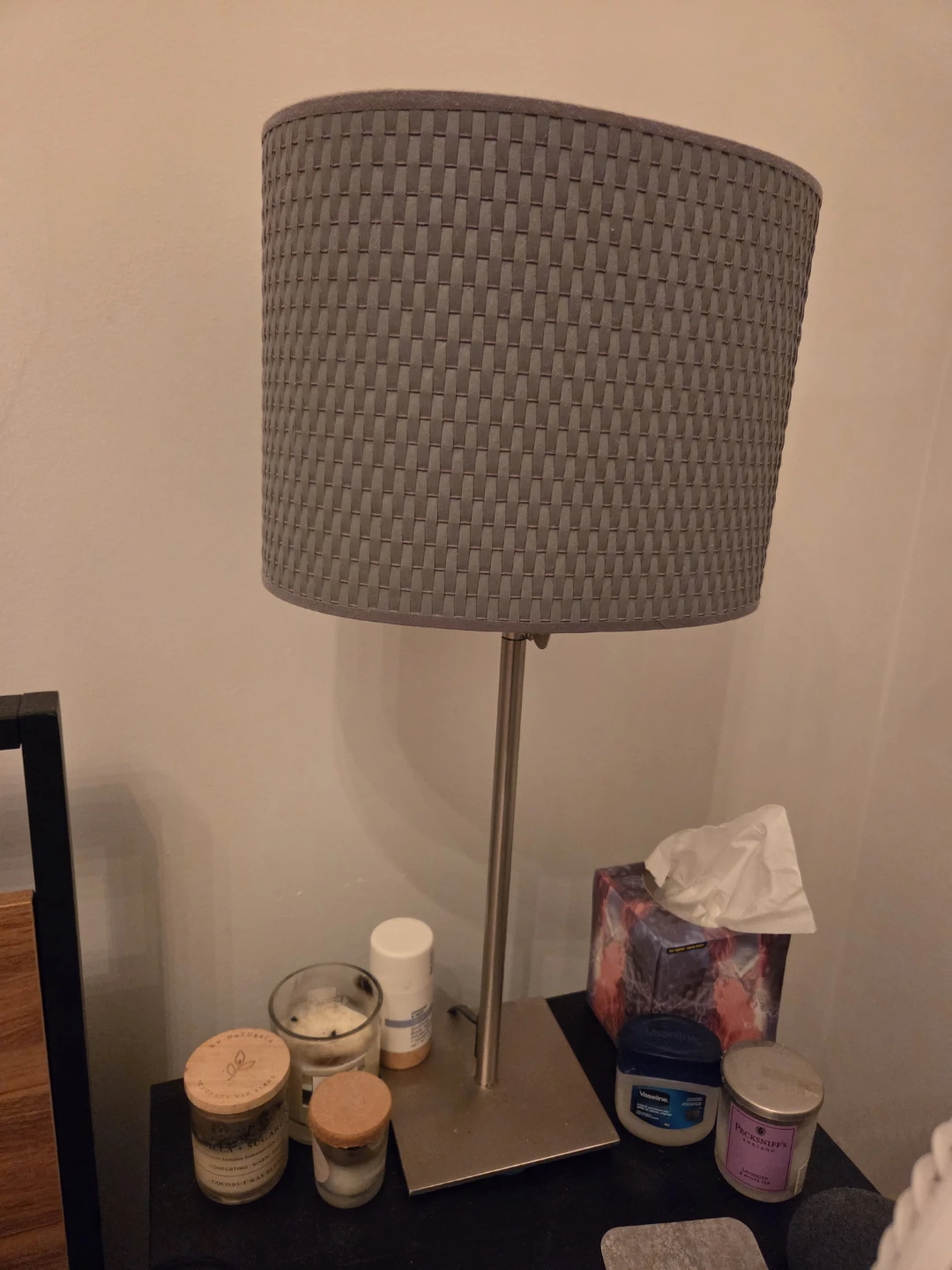 Grey Table Lamp