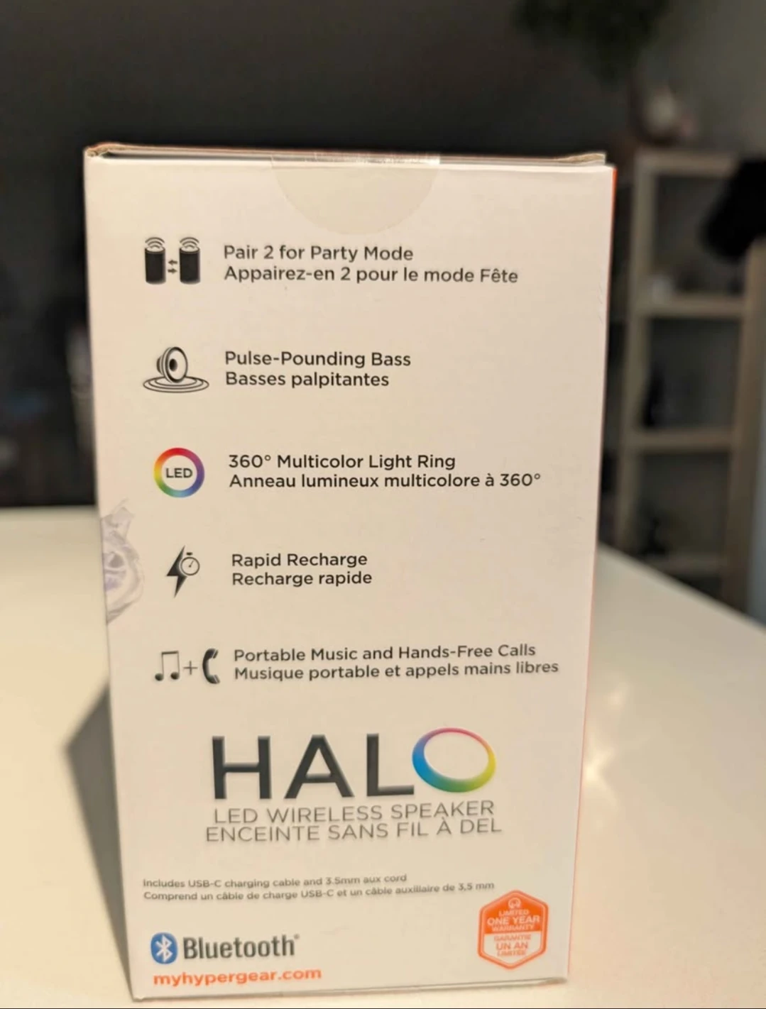 Hypergear Halo LED Wireless Speaker - photo 3