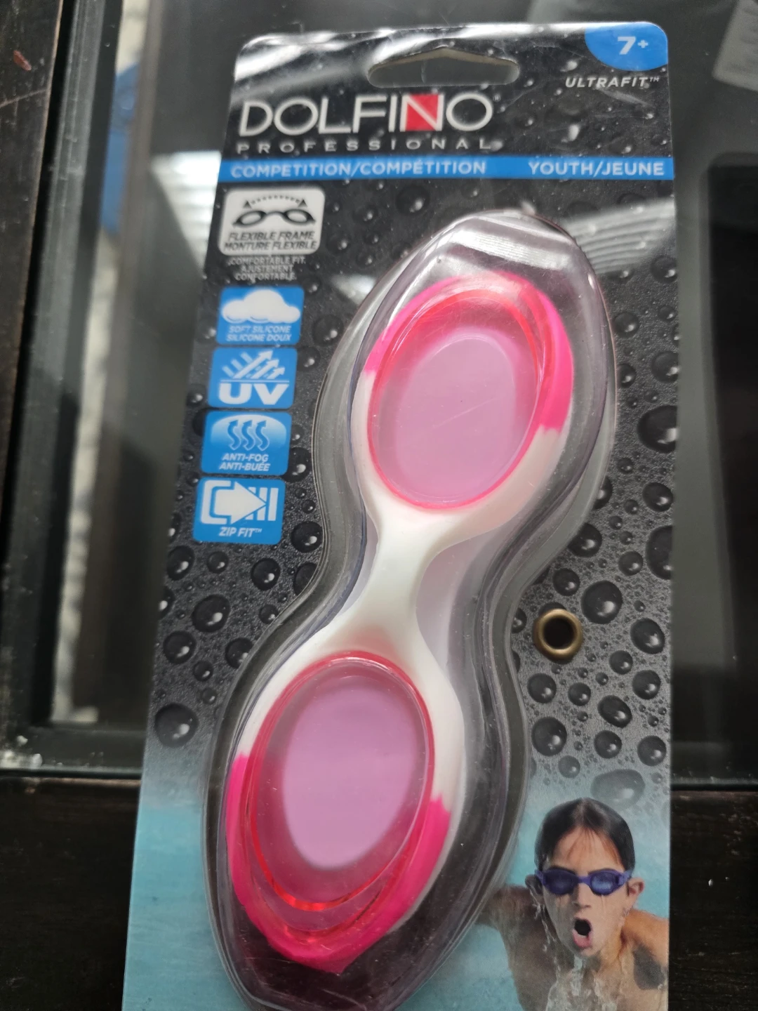 Brand new 2Pairs Dolfino Youth Competition Swim Goggles - photo 2