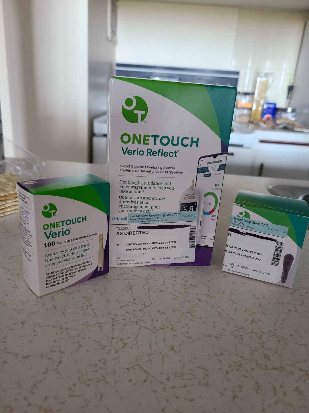 OneTouch Verio Reflect Blood Glucose Monitoring System Kit
