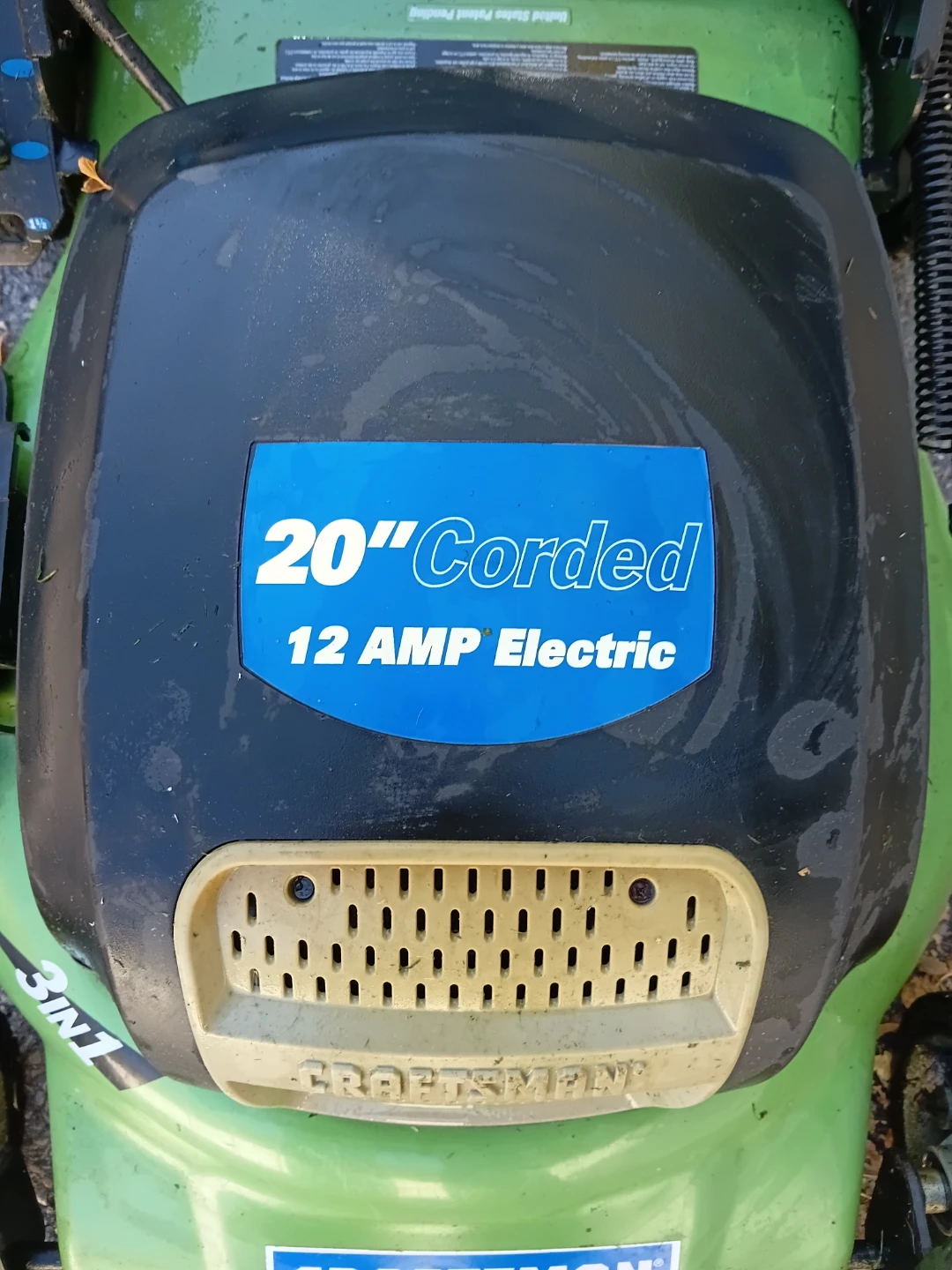 Craftsman 20" Premium  Corded Electric Lawnmower - photo 3