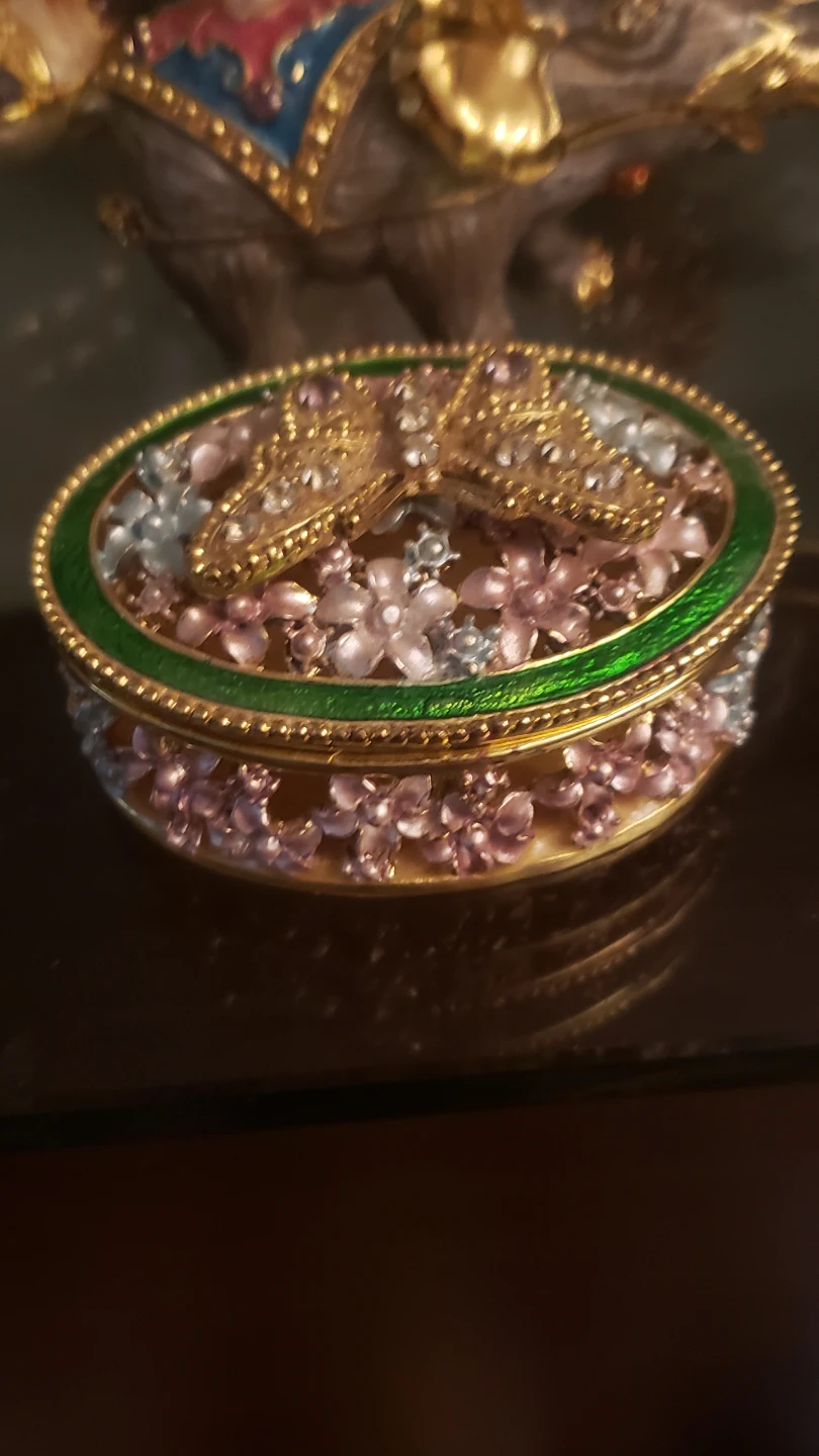 Decorative Butterfly Trinket Box