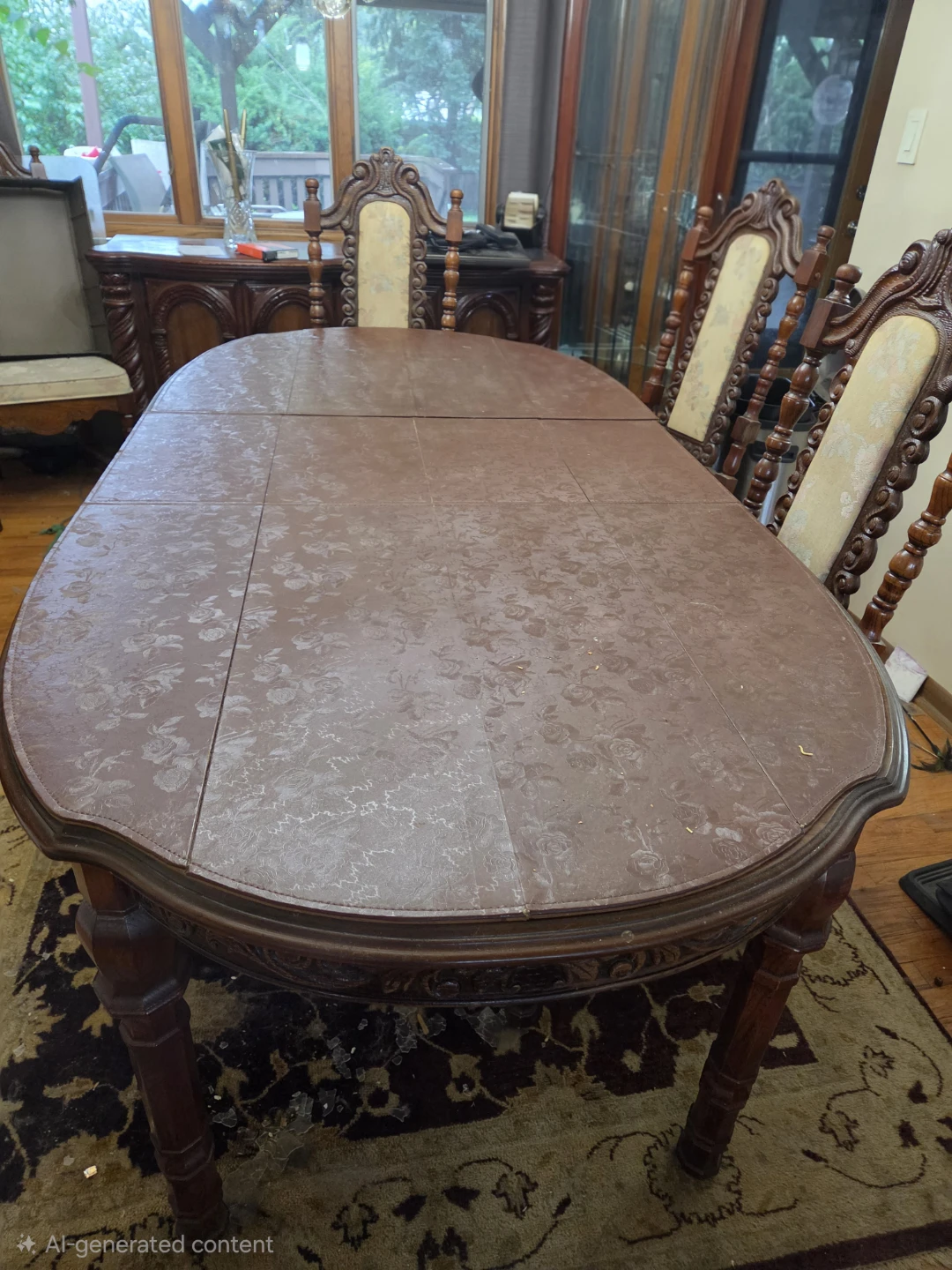 Jacobean Renaissance Revival Dining Room Set - photo 2