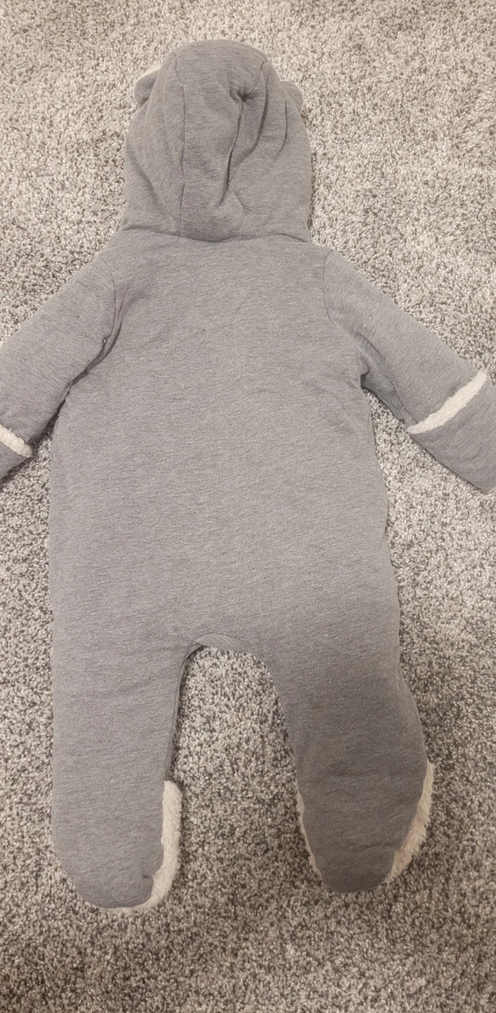 Baby Gap Sherpa-Lined Bear Bunting Suit up to 7lb(3kg) - photo 5