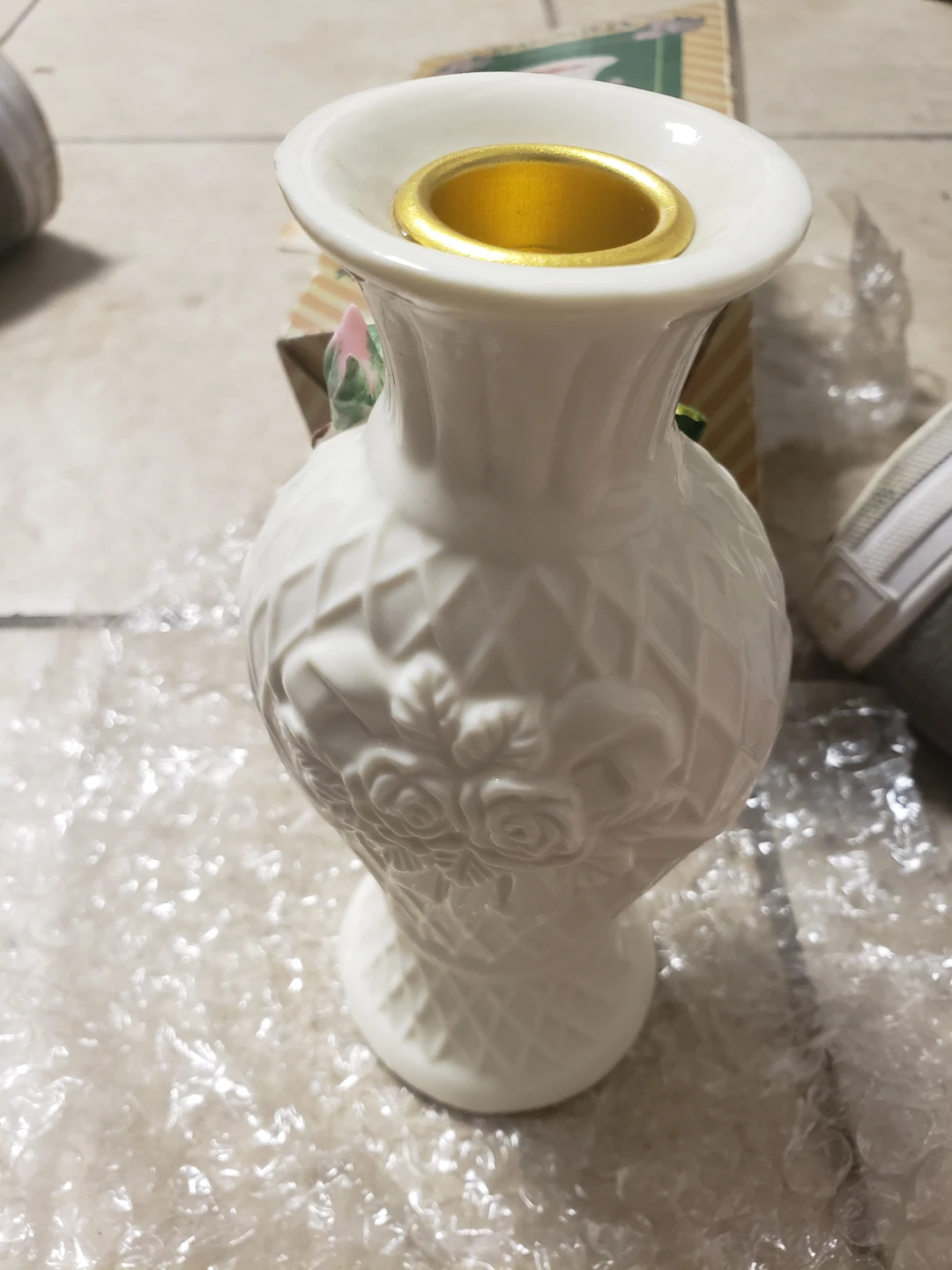 Vintage Cracker Barrel Magnolia Ceramic Candlestick Holder - photo 4