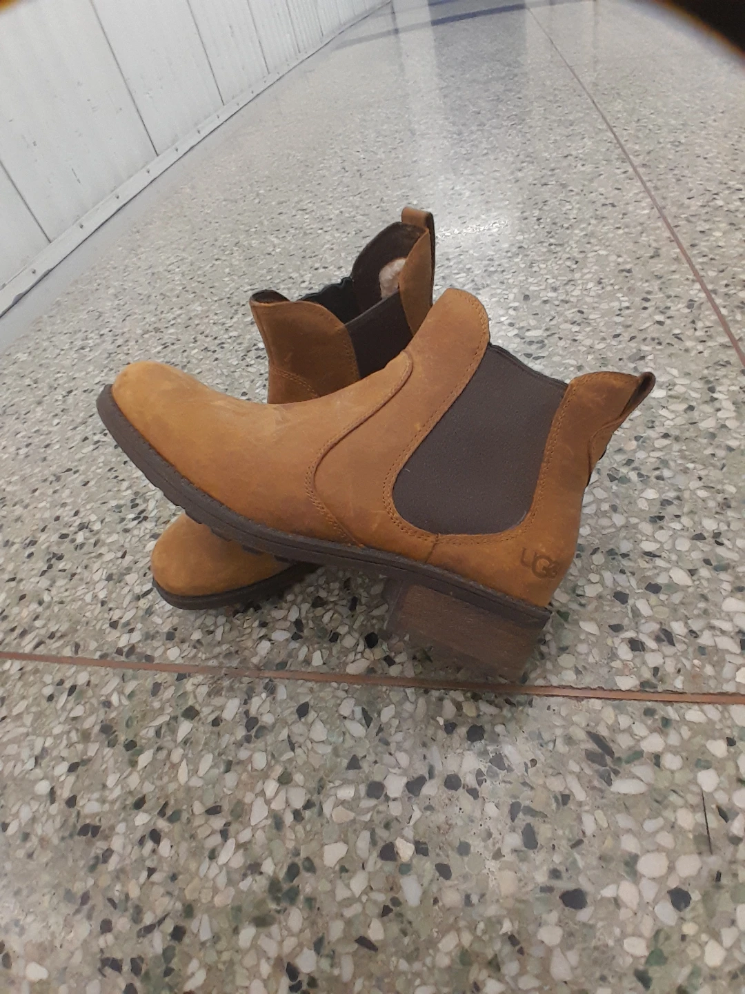 UGG Women's Brown Suede Ankle Boots Size 8 - photo 3