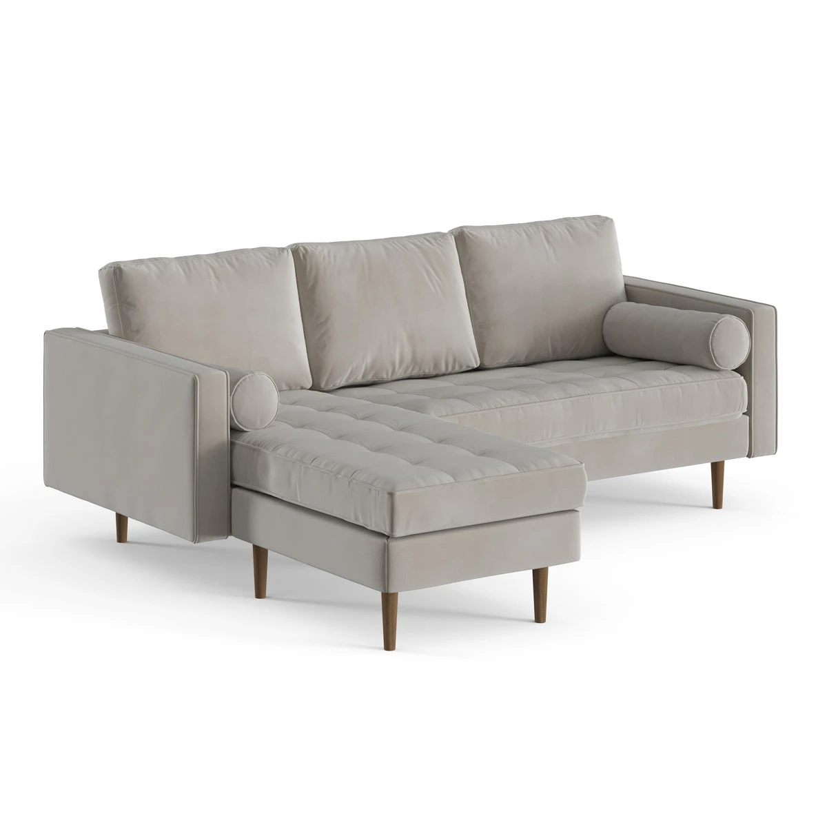 Gray Couch Reversible Chaise - photo 4