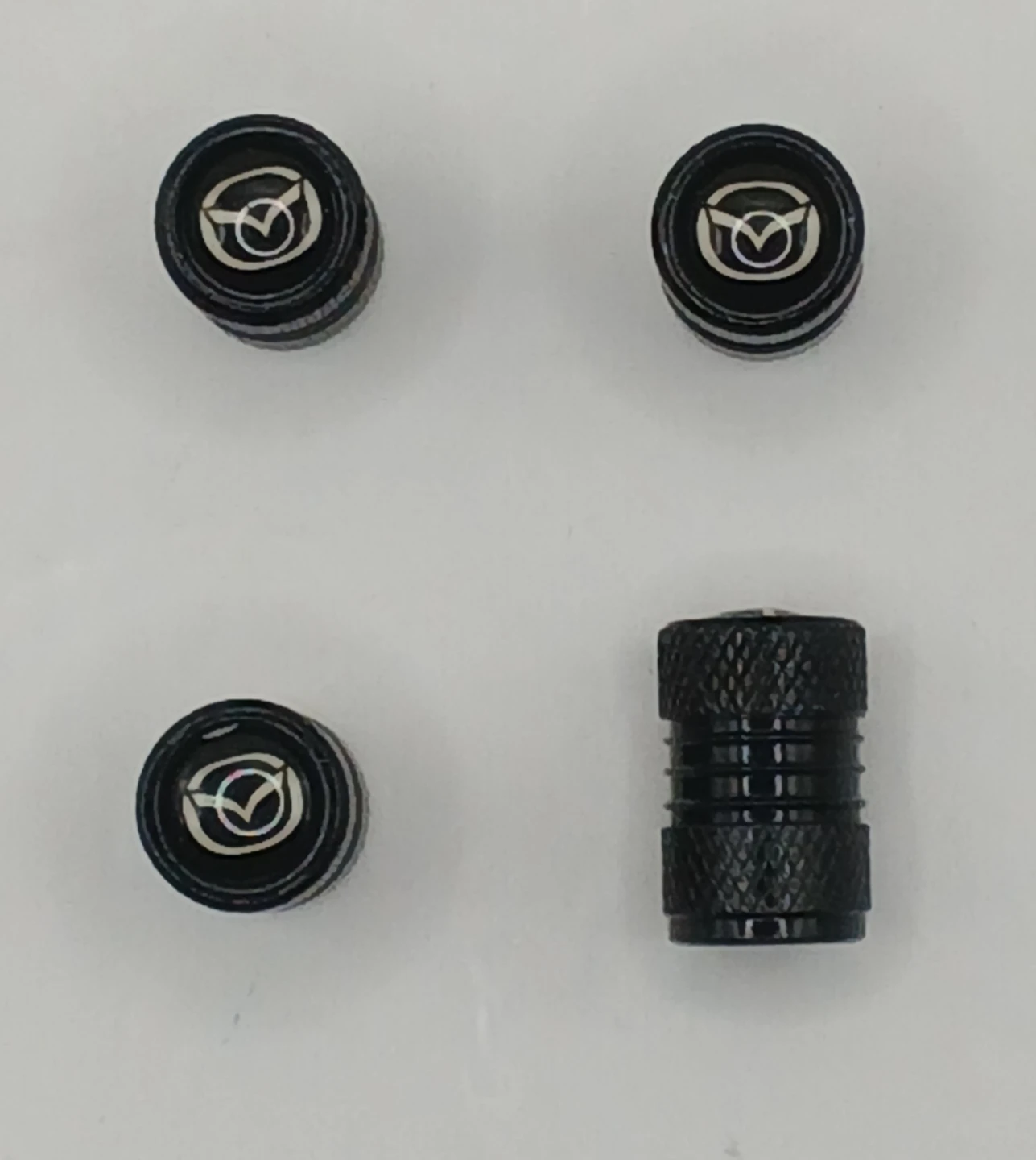 Mazda Tire Valve Caps Set