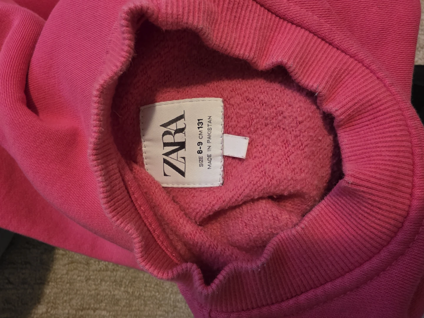 Zara Pink Kids Sweatshirt and joggers set
