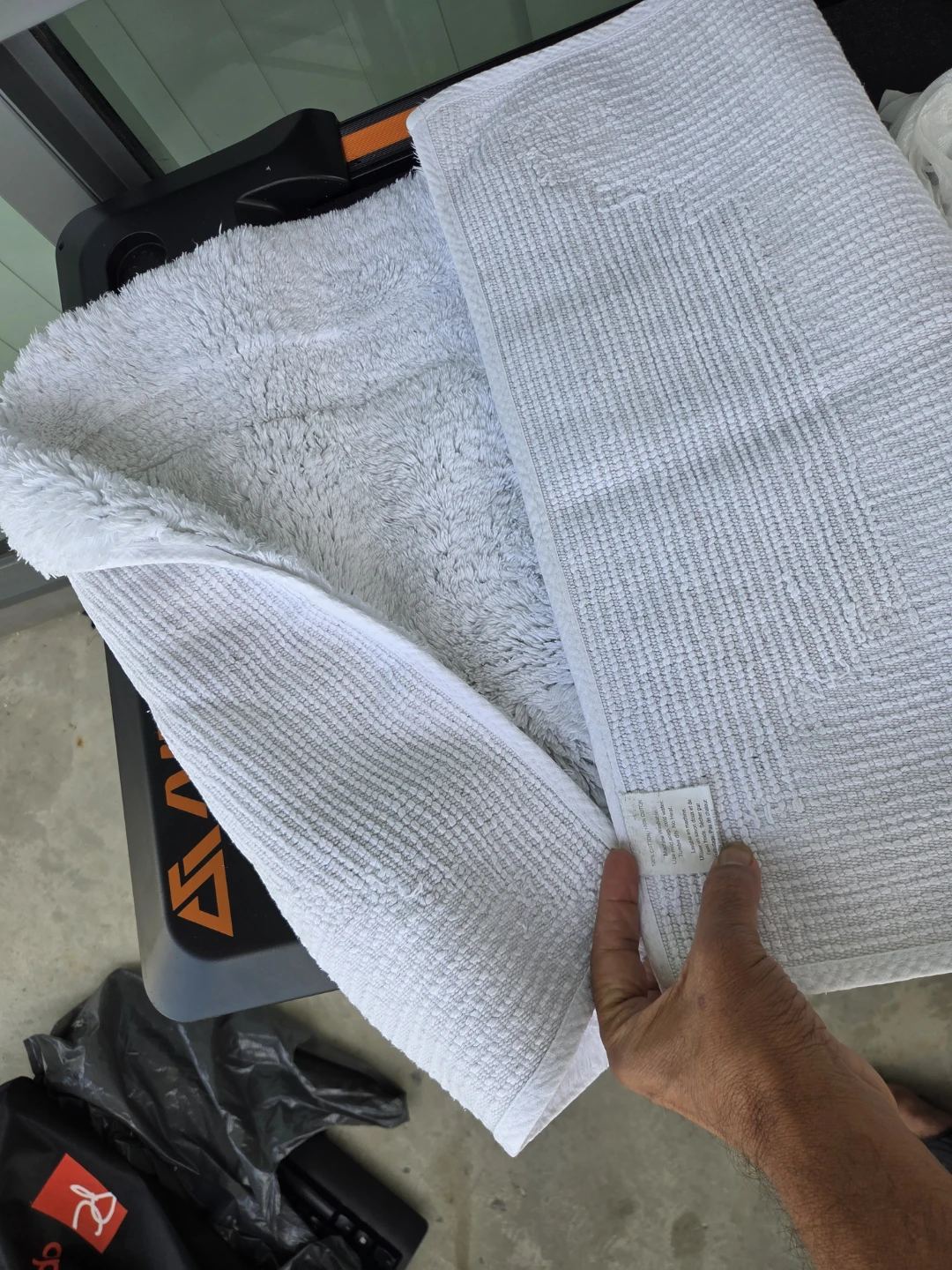 White Bath Mat