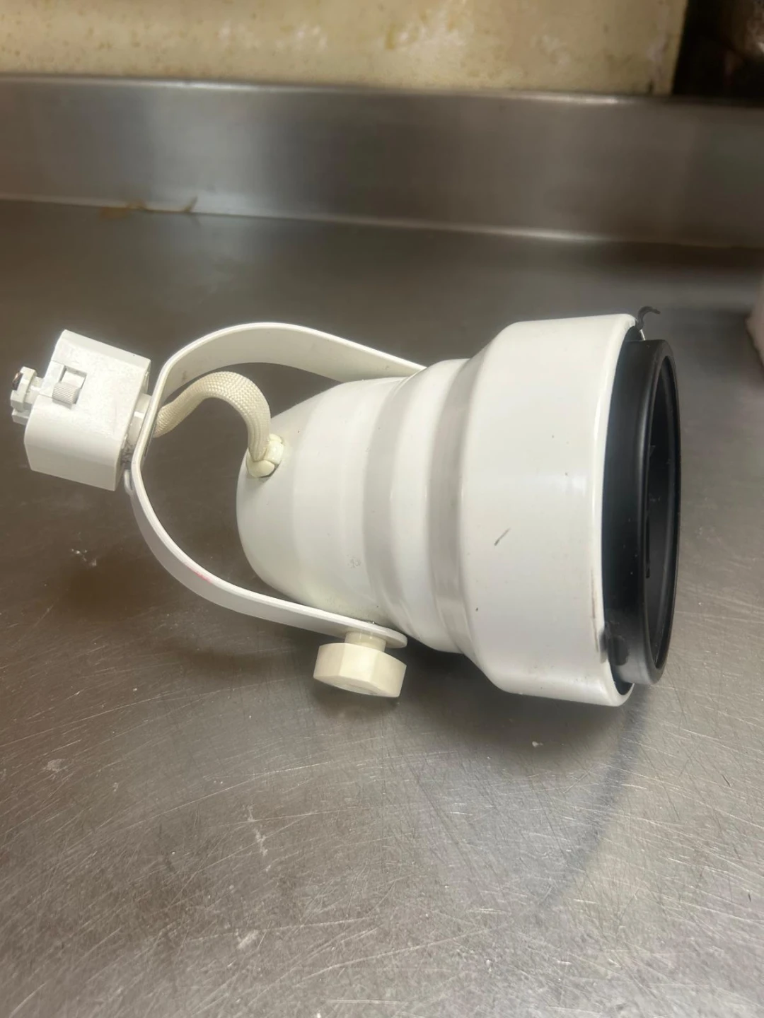 White Adjustable Track Lighting Head - photo 2