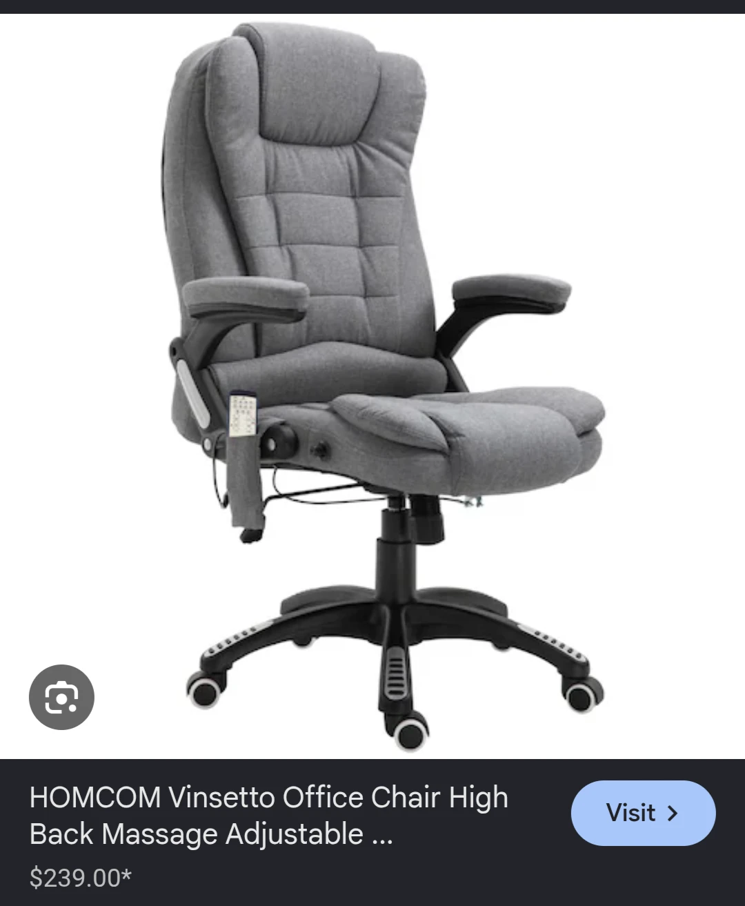 HOMCOM Vinsetto Massage Office Chair - photo 2