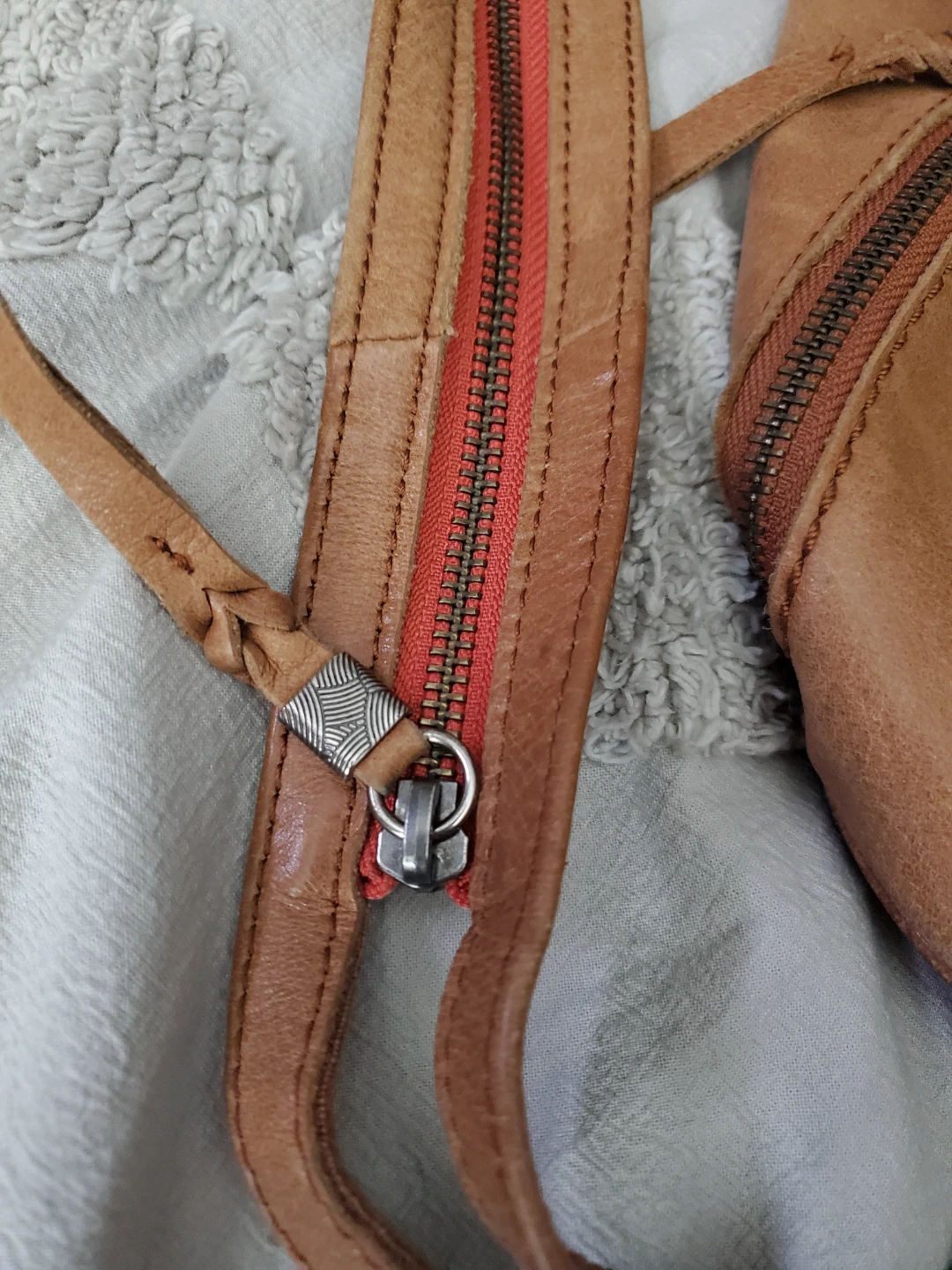 The Sak Tan Leather Sling Bag - photo 4