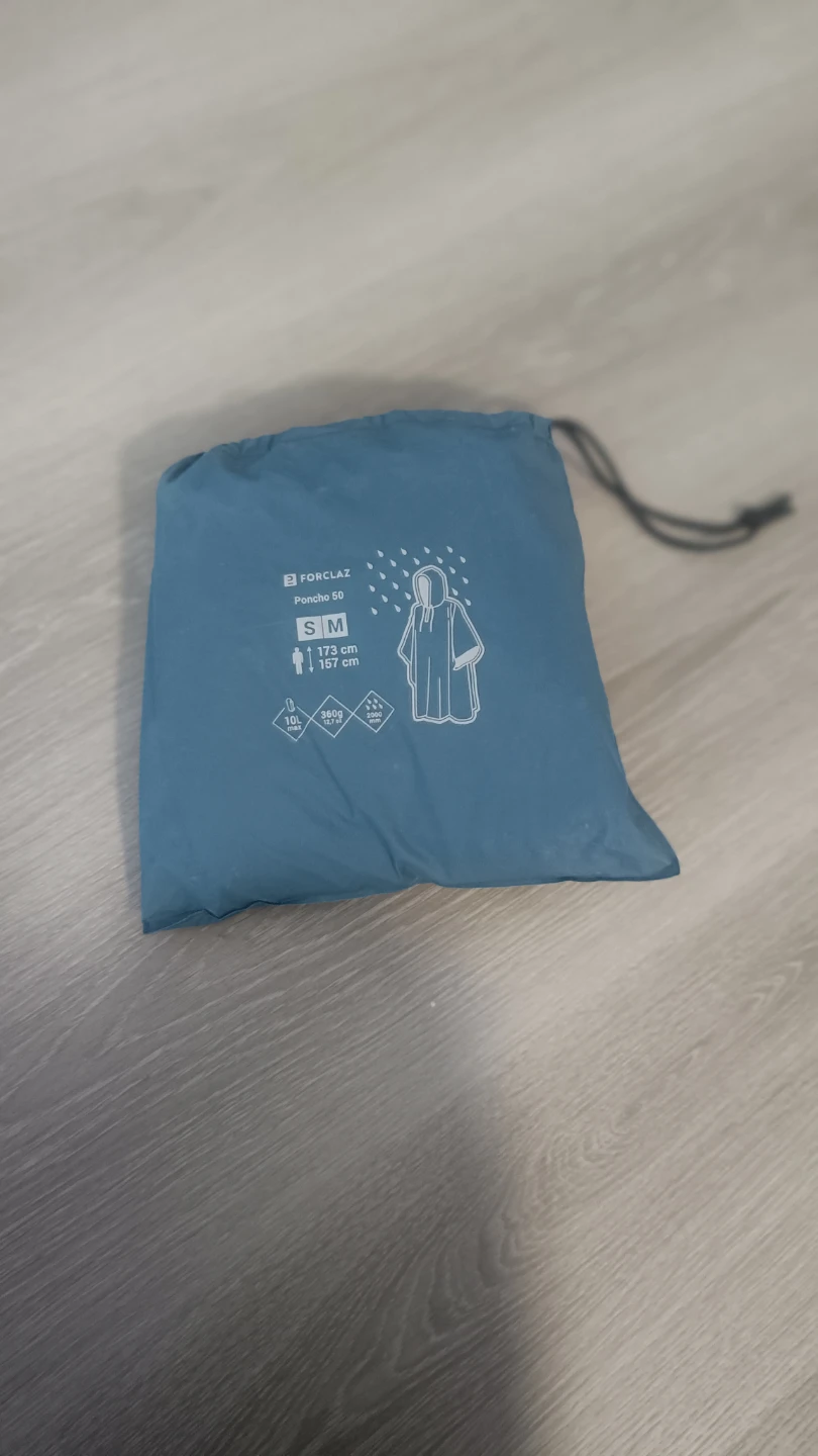 Forclaz Poncho  Blue Size S/M