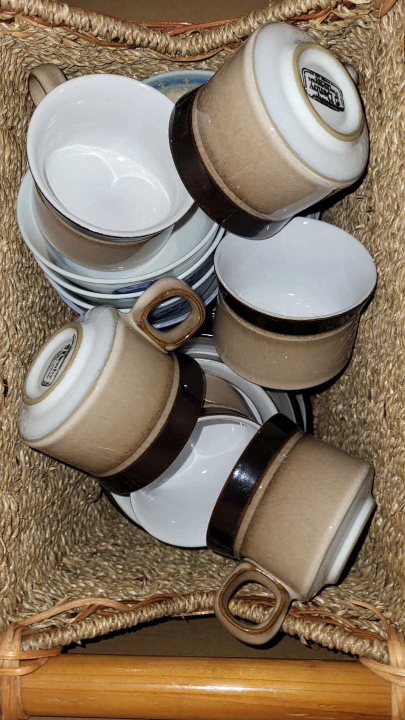 Denby Pottery Mug and Dish Set - photo 3