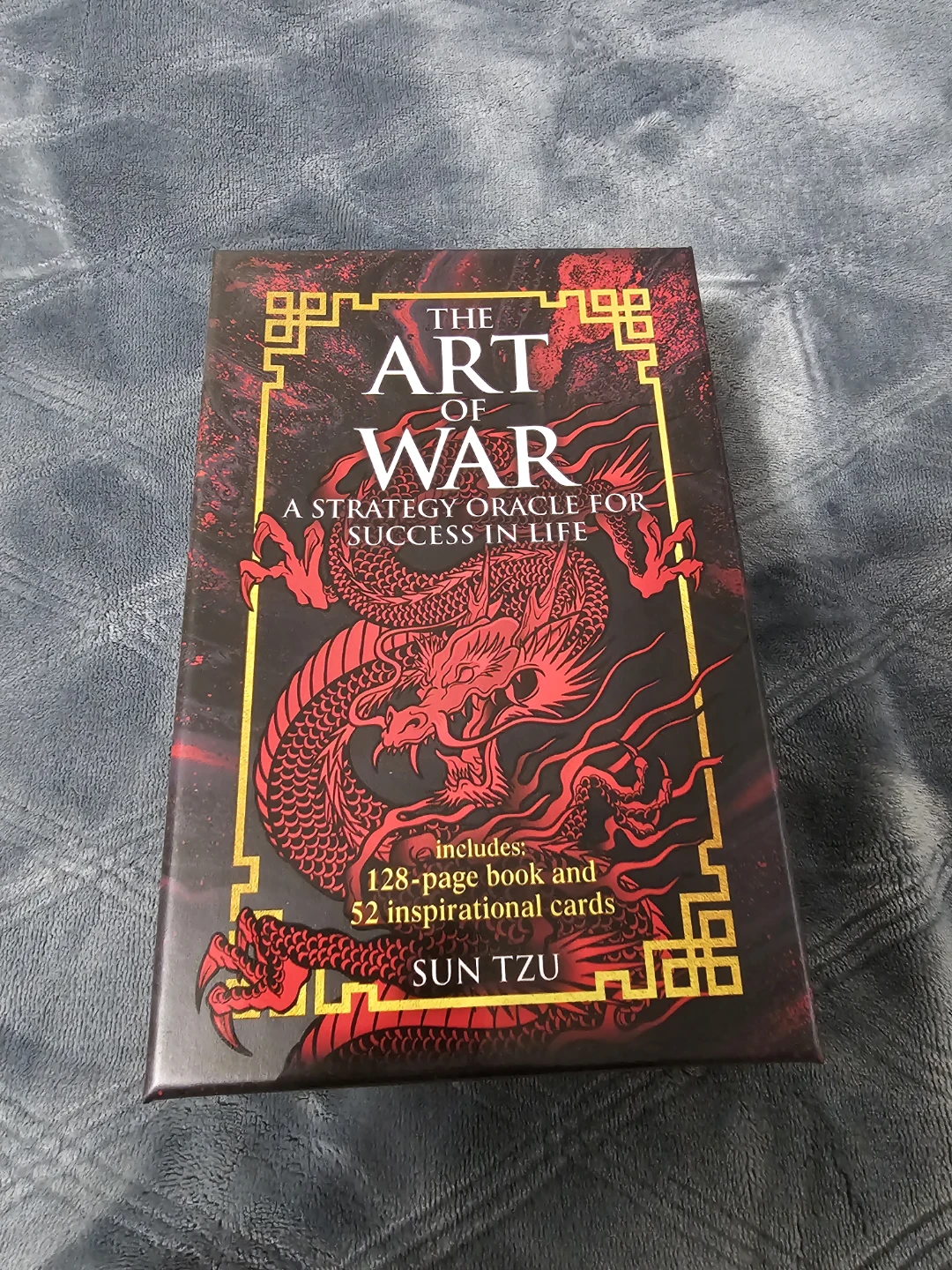 The Art of War Book & Card Deck Gift Box Set 📖 🏈