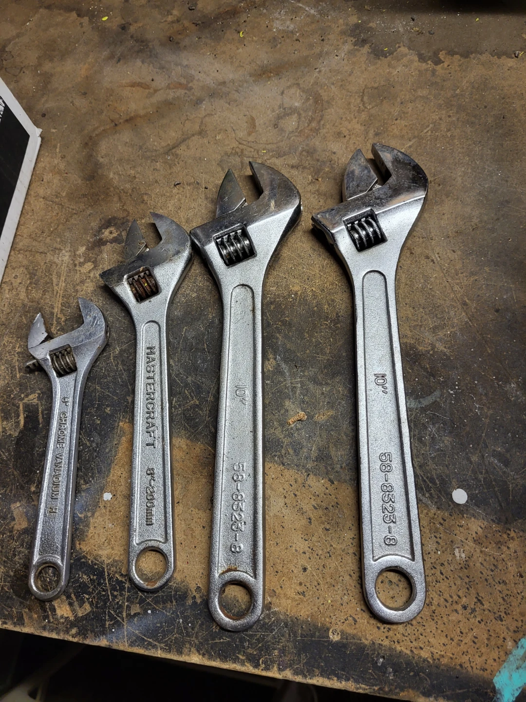 Mastercraft Adjustable Wrench Set