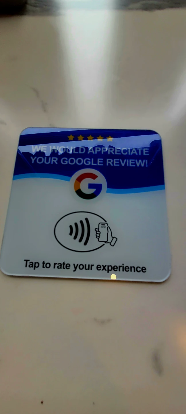 Google Review NFC Tap Signs