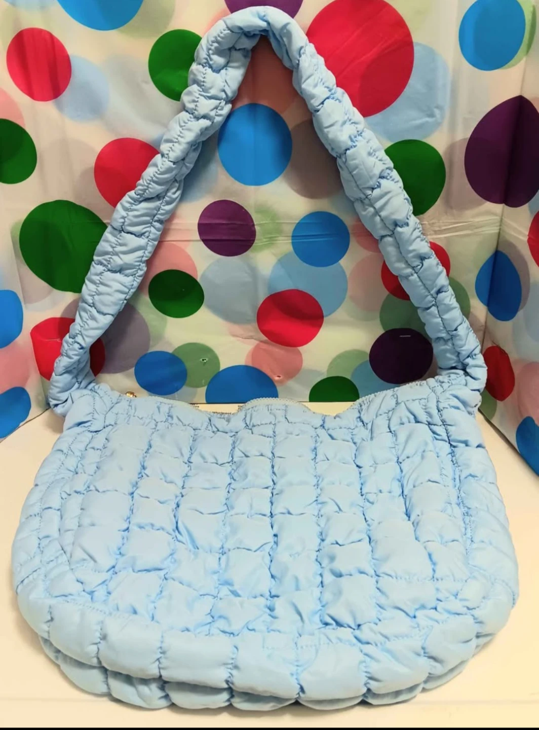 👜Brand New Light Blue Puffy Shoulder Bag👜 - photo 5