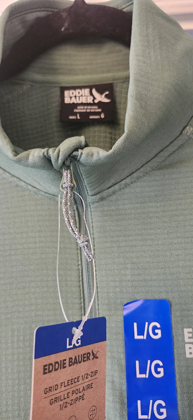 Eddie Bauer Men's Grid Fleece 1/2-Zip - photo 4