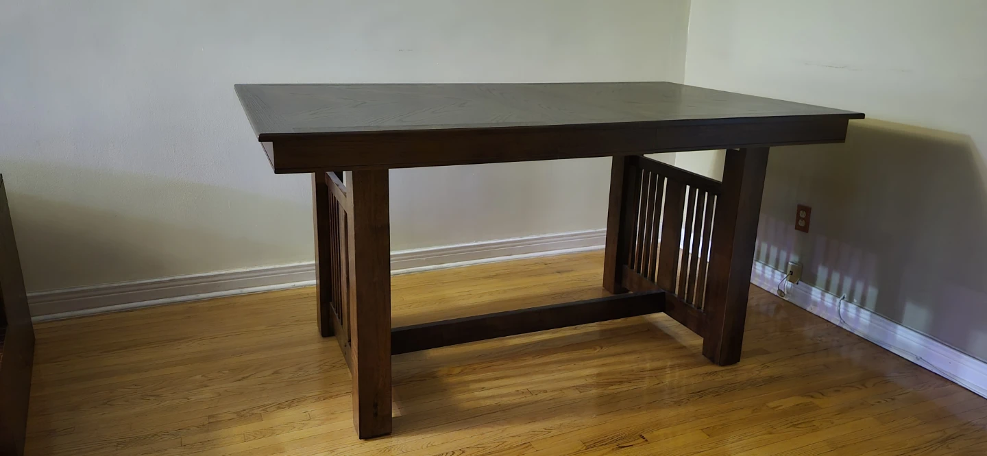 Mission Style Dining Table and Chairs - photo 3