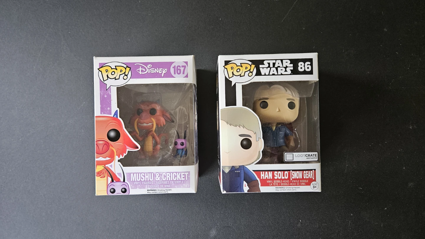 Funko Pop! Mushu & Cricket, Han Solo, and League of Legends - photo 2