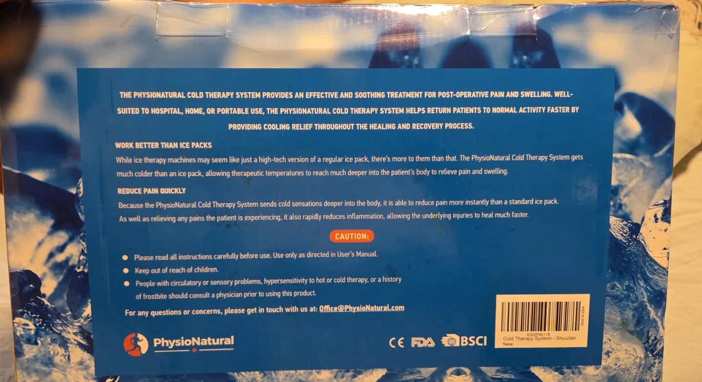 PhysioNatural Cold Therapy System for Shoulder - photo 4