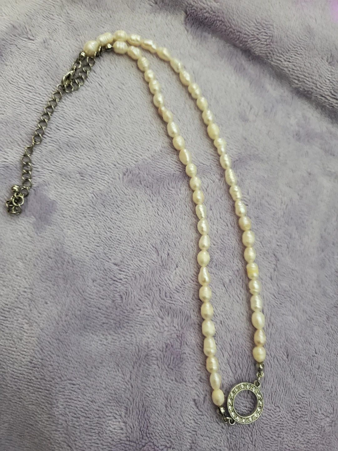 Genuine 16 Inch Freshwater Baroque Pearl Necklace - photo 3