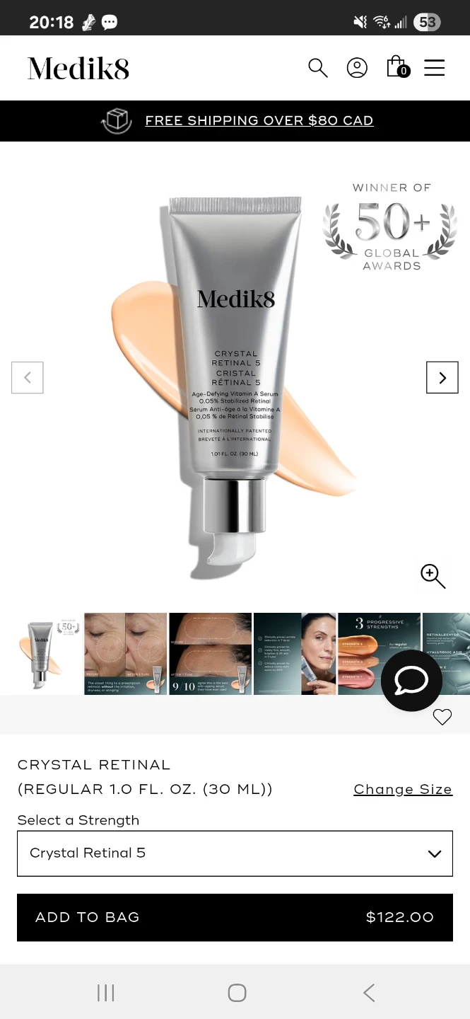 Medik8 Crystal Retinal 5, Exo-PDRN Prismatic+ Serum Samples - photo 2