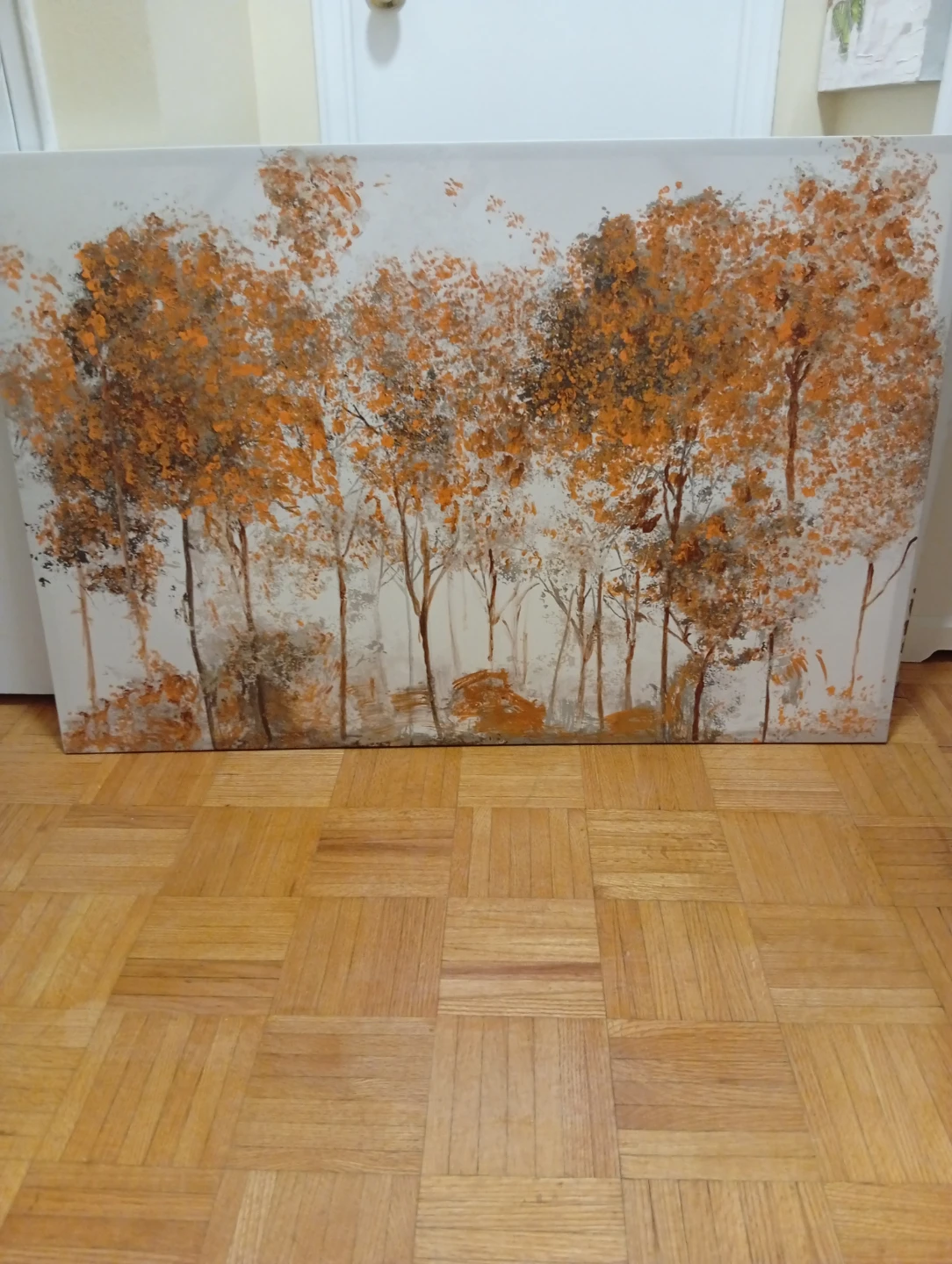Large Autumn Forest Canvas Wall Art