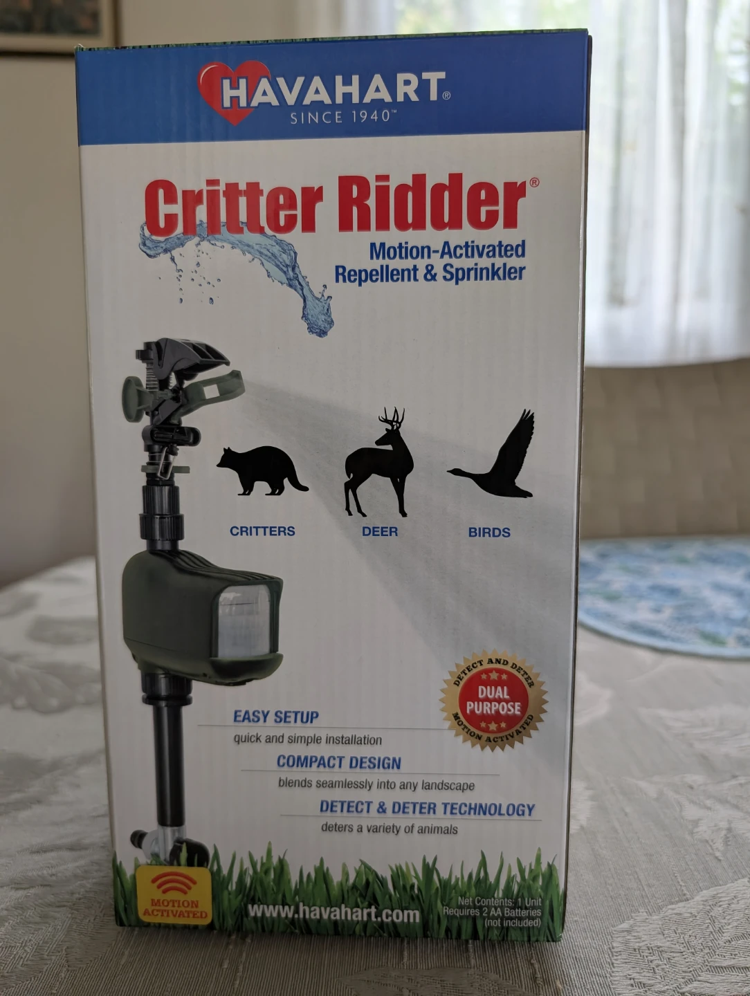 Havahart Critter Ridder Motion-Activated Repellent & Sprinkler - photo 2