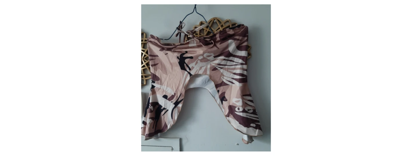 Women's Halter Top with Abstract Print - photo 4