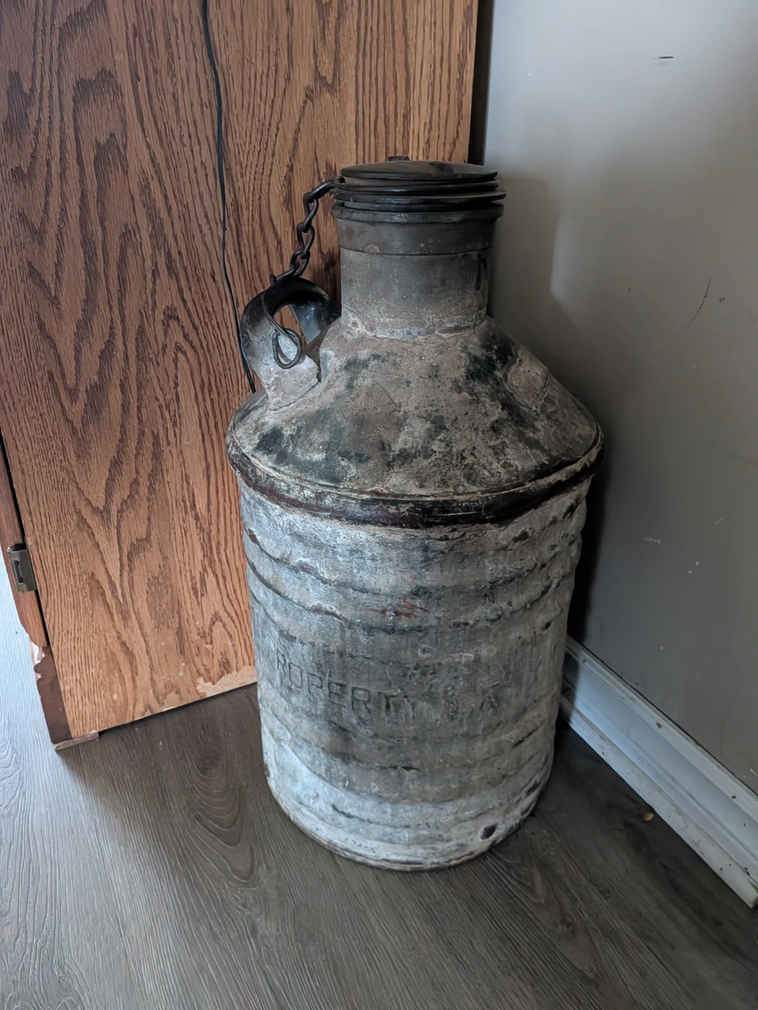 Vintage Metal Milk Can