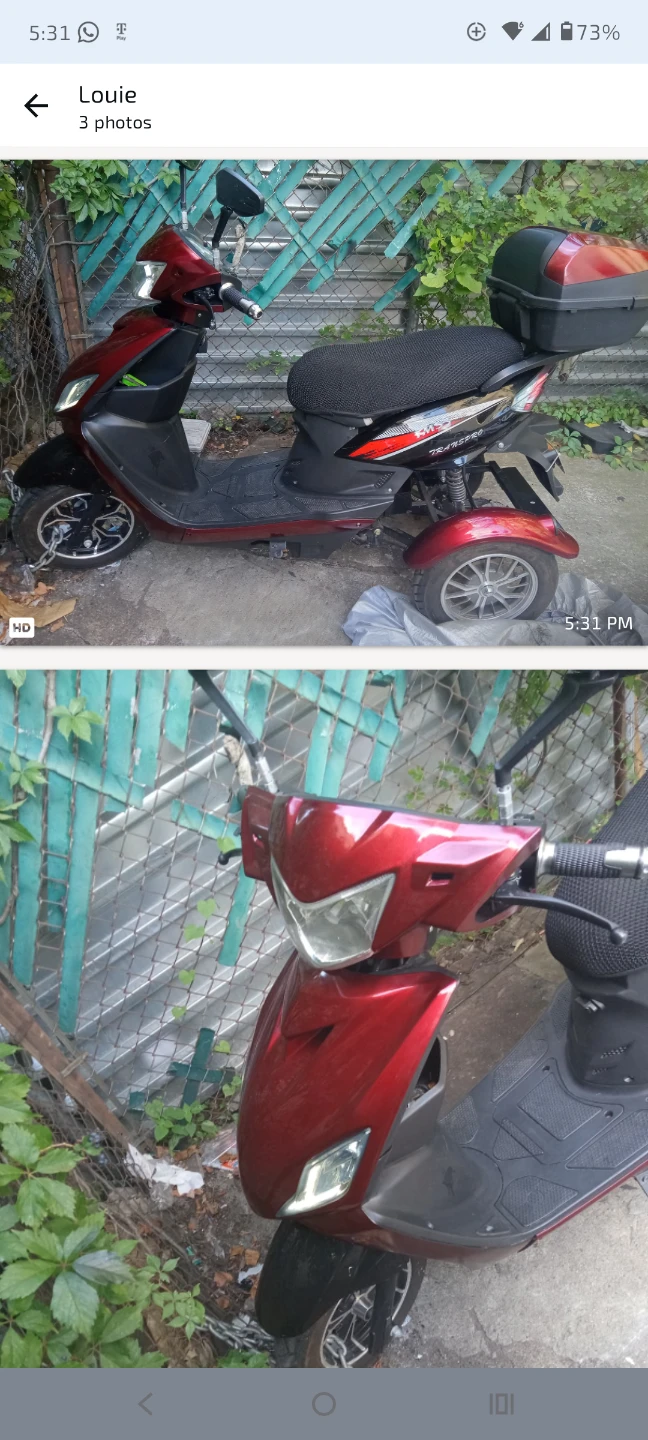 TransPro Three-Wheel Electric Scooter - photo 2