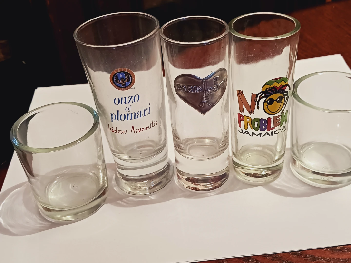 Set of 5 Souvenir and Plain Shot Glasses - photo 4