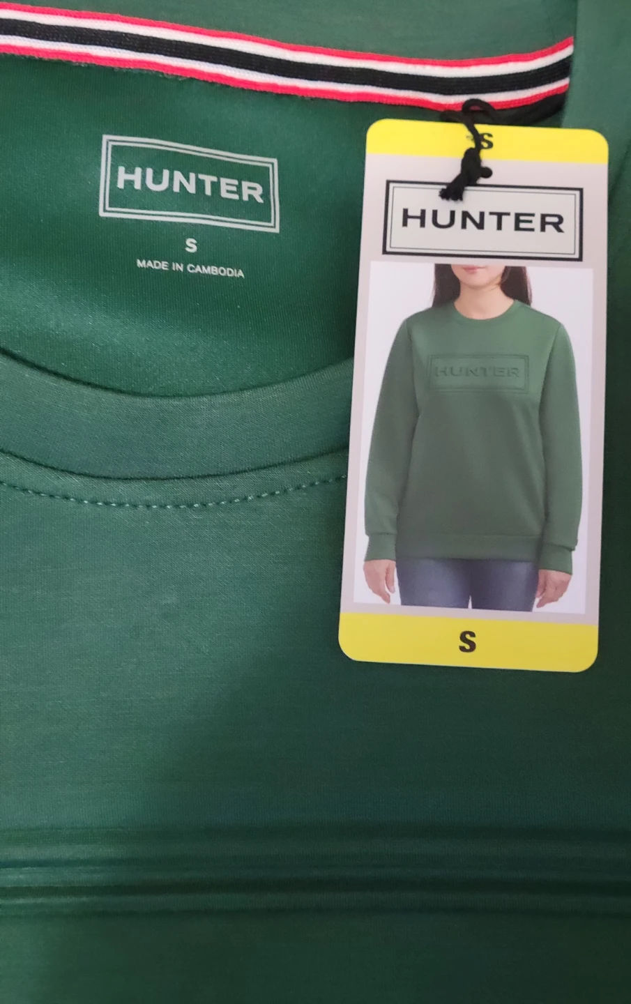 New Hunter Sweatshirt in Green Size S - photo 3