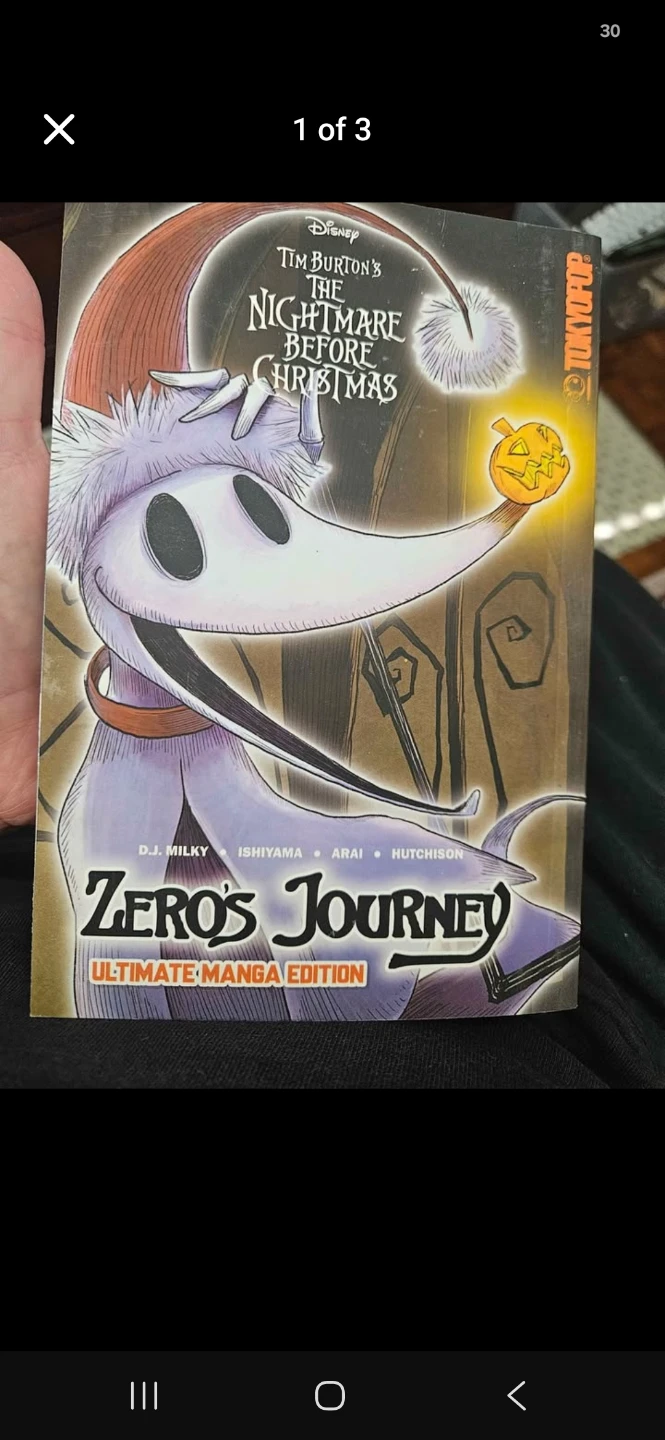 Tim Burton's The Nightmare Before Christmas Zero's Journey Manga