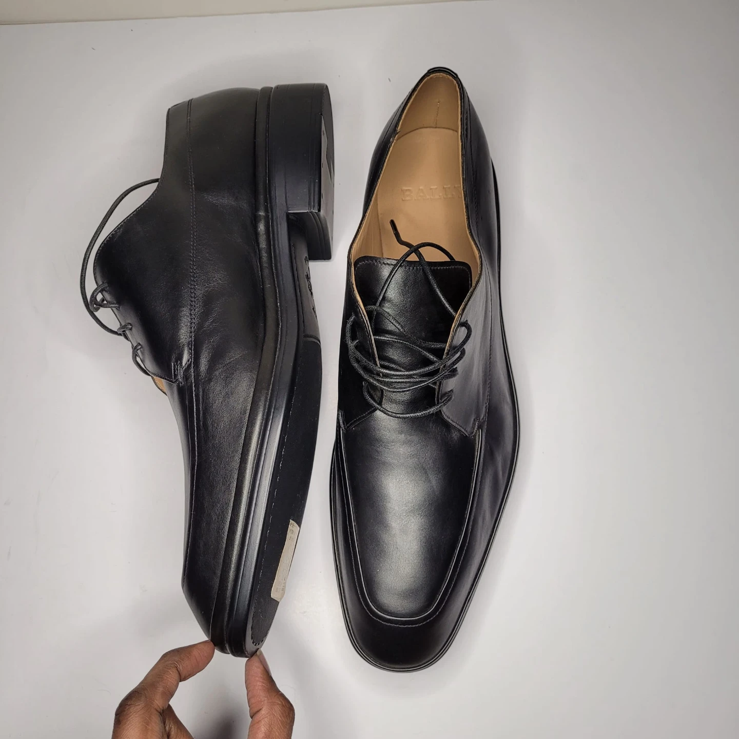 Bally Black Leather Dress Shoes - photo 2