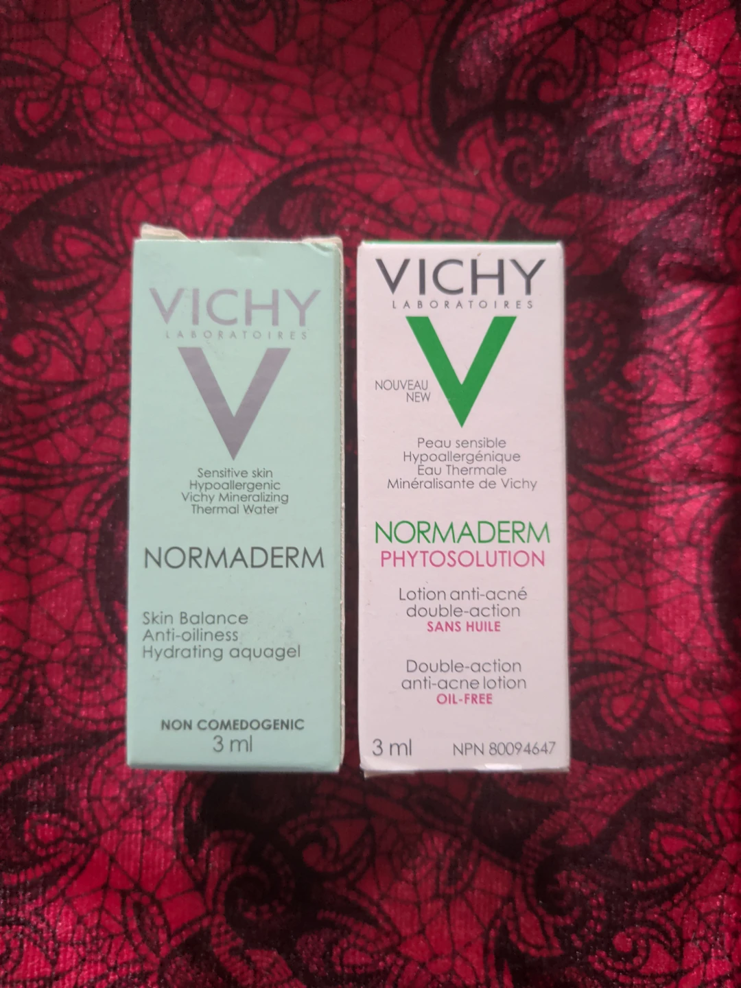 Vichy Normaderm & Normaderm Phytosolution Lotions (3ml each)