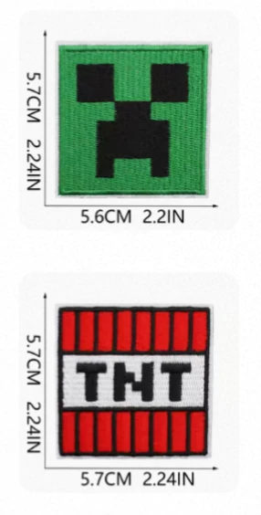Minecraft Creeper & Friends Patches - photo 2