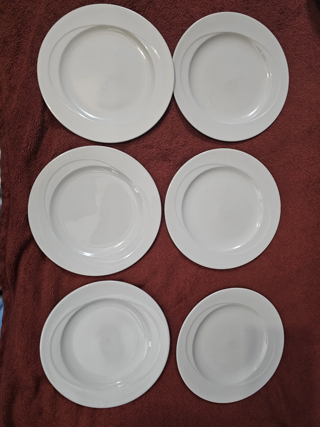 Set of 6 Midwinter Style dinner plates